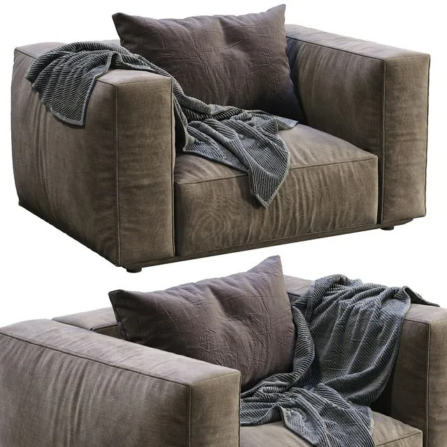 Marechiaro Armchair By Arflex 3dsMax Model