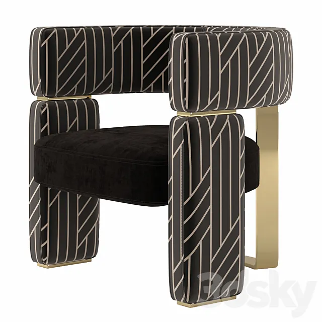 Margaret armchair 3DS Max Model