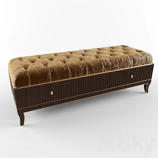 Marge Carson Samba Storage Bench SBA48-1 3DS Max Model