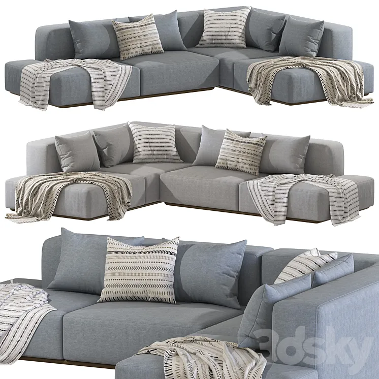 MARGO_Corner sofa 3DS Max