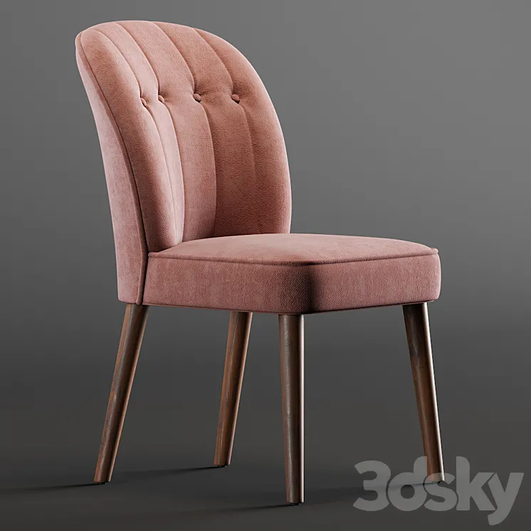 Margot Dining Chairs_pink 3DS Max