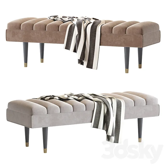 Margot eichholtz bench 3DS Max Model