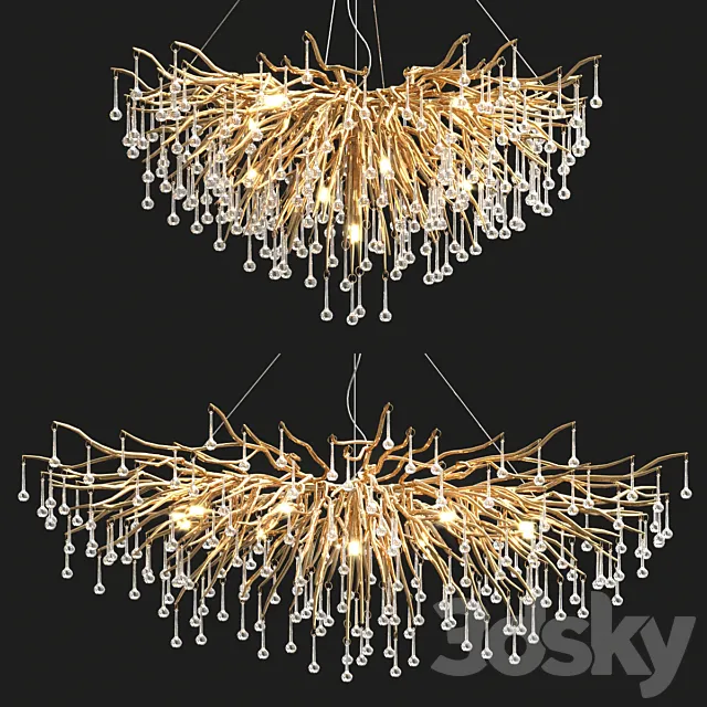 Marian Chandelier Collection 3DS Max Model