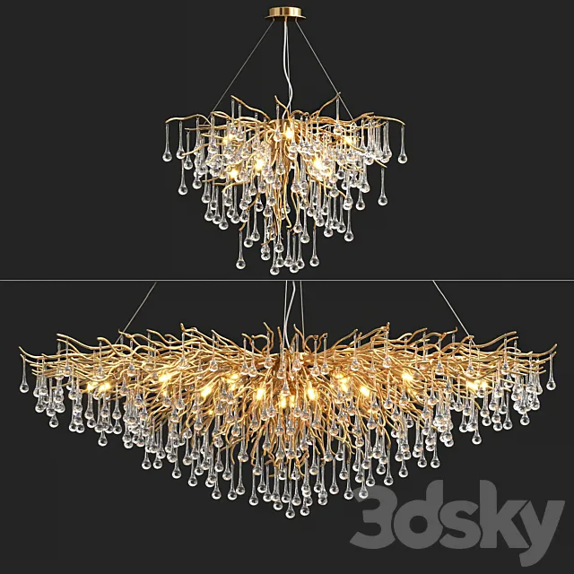 Marian chandeliers collections 3ds Max