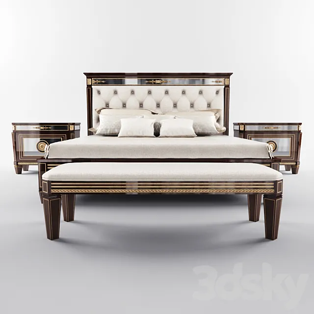 mariner richmond bed 3ds Max