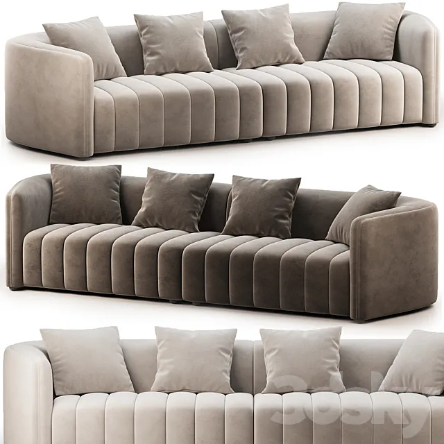 Mario Capasa Bas Sofa 3DS Max Model