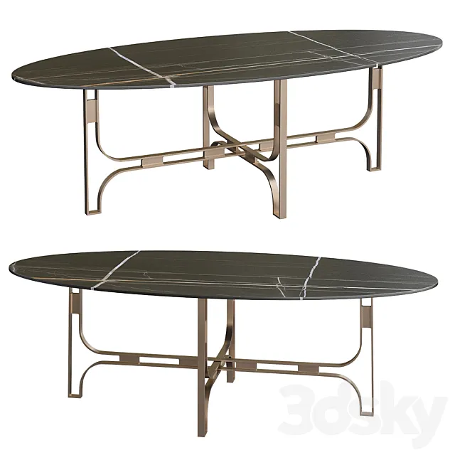 Marioni GREGORY OVAL TABLE 3DSMax File