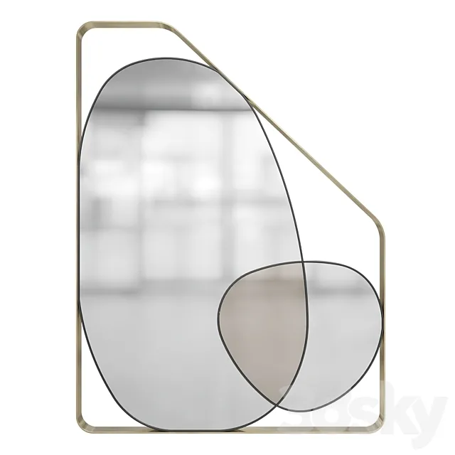 Marioni Landscape Mirror B 3ds Max