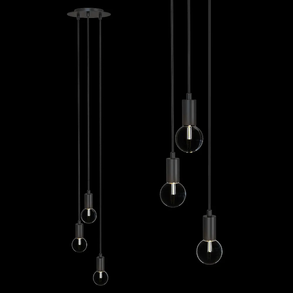 Markslojd – Pendant lamp Sky 3L 3ds Max