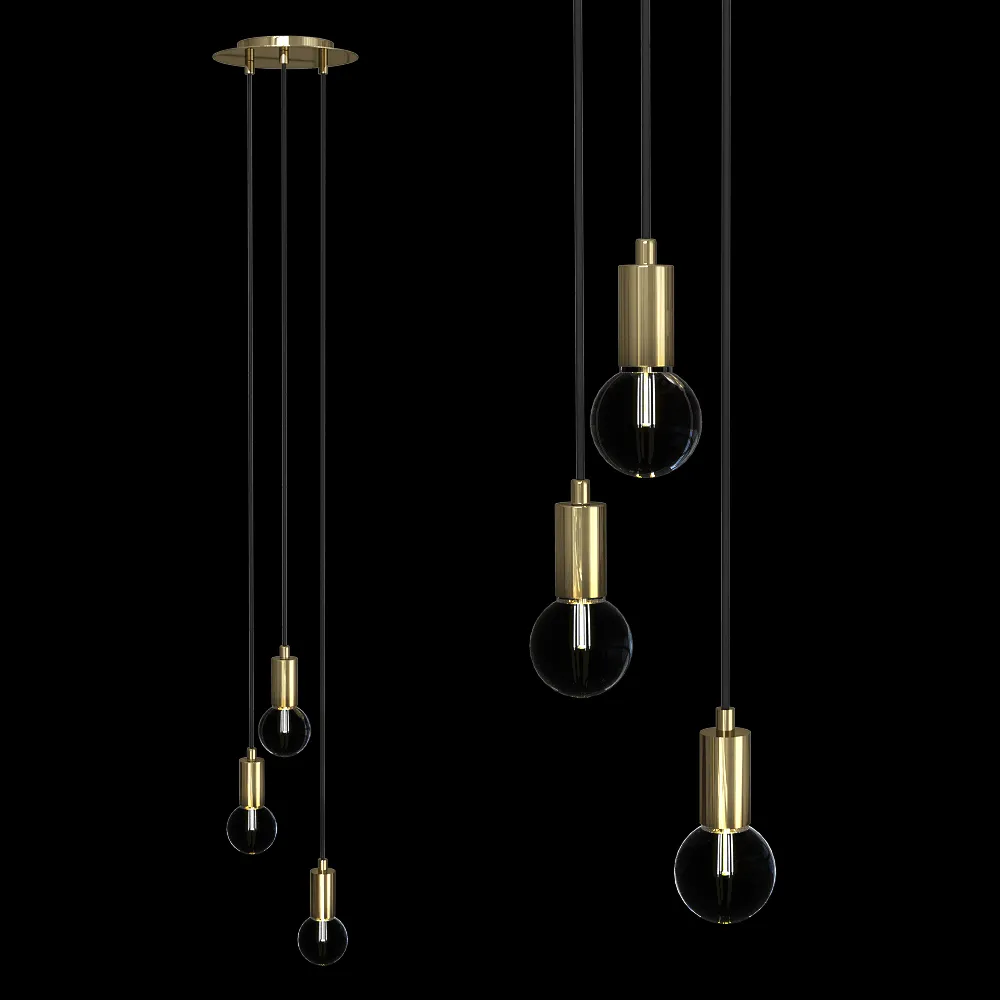 Markslojd – Pendant lamp Sky Brass 3ds Max