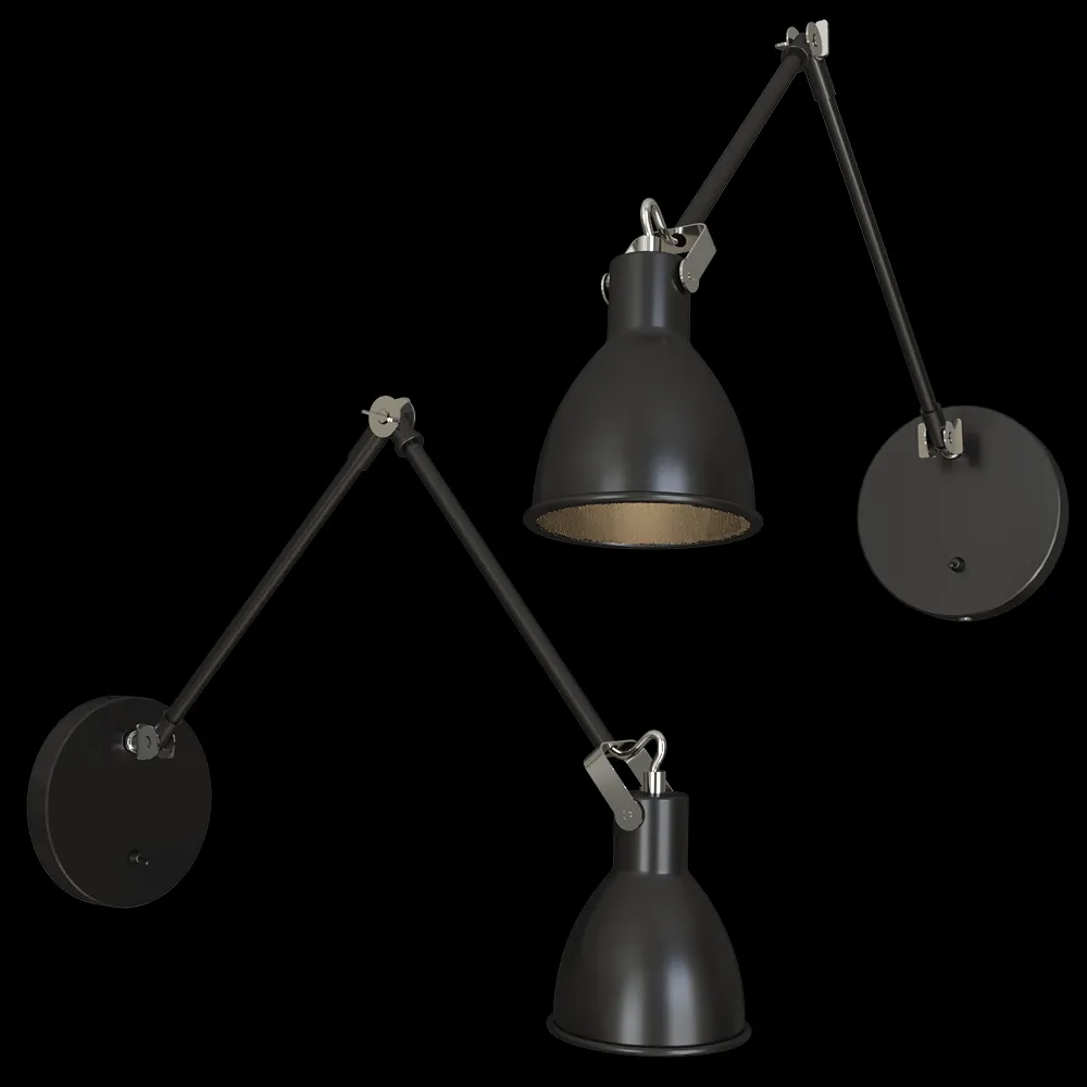 Markslojd – Wall lamp HOUSE Black 3ds Max