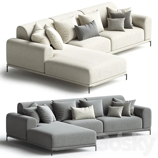 Marlet Corner Set Sofa 3ds Max