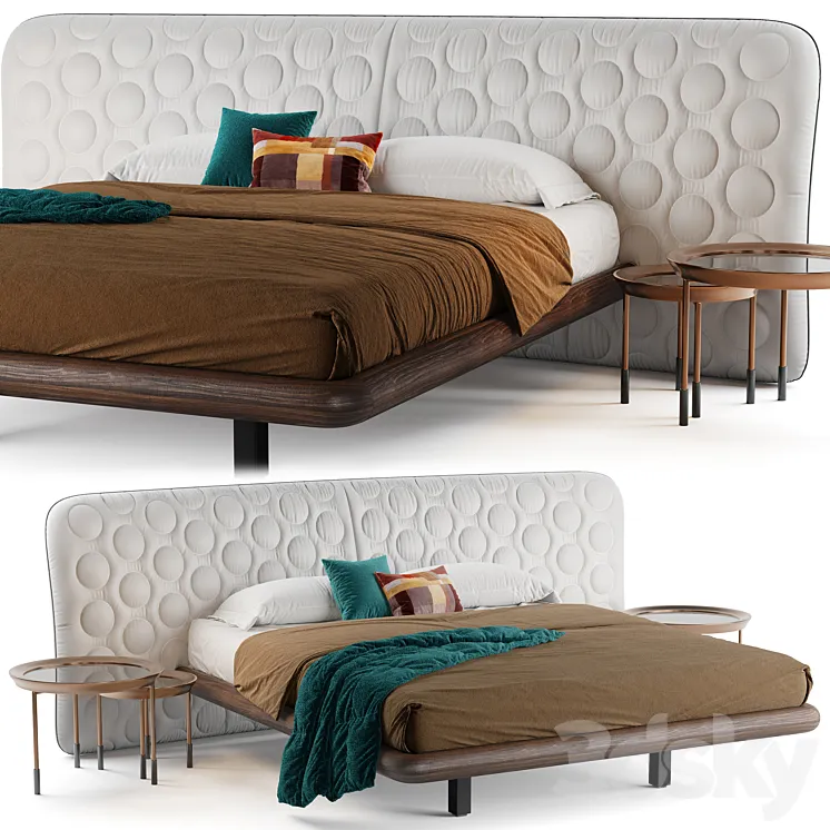 Marlon bed with different back 3DS Max Model
