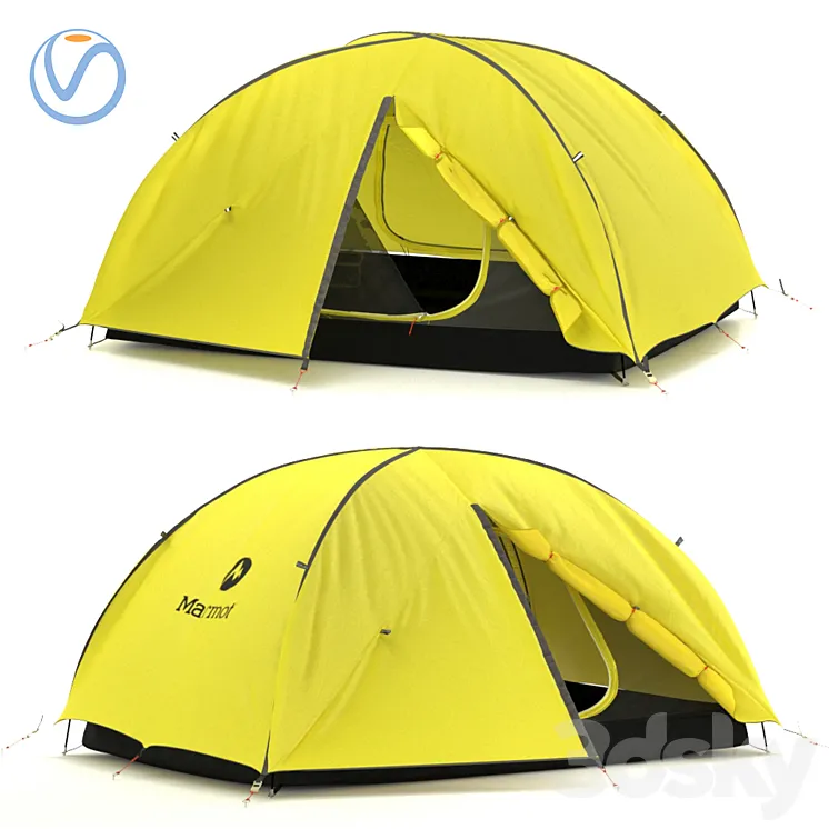 Marmot Camping Tent 3DS Max Model