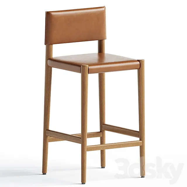 Marseille Counter and Bar Stool 3DSMax File