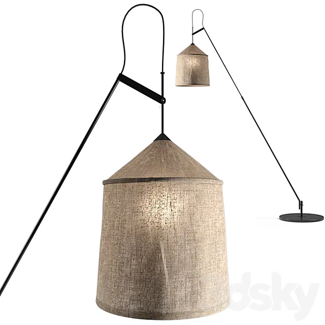 Marset Jaima P307 Outdoor Floor Lamp 3DS Max Model