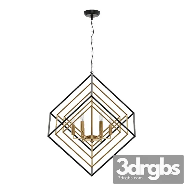 Marshallton dimmable geometric chandelier by brayden studio