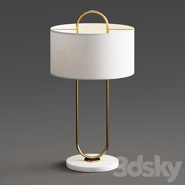 Marston table lamp 3DS Max Model