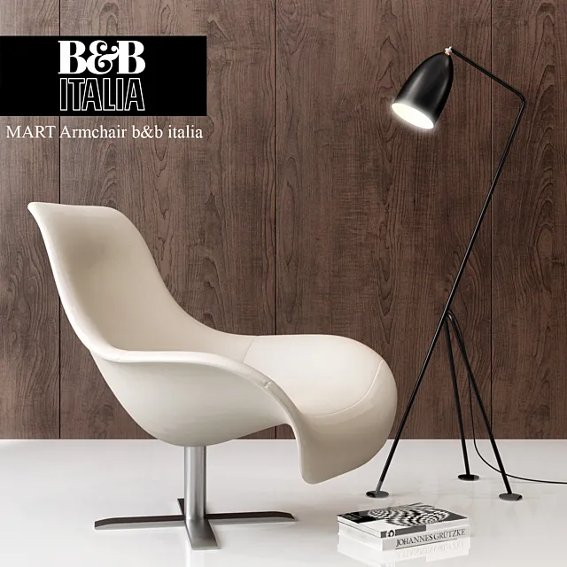 Mart Armchair B&B Italy 3DSMax File