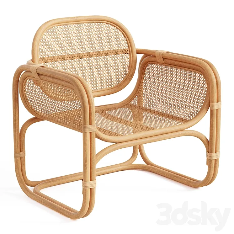 Marte Lounge Chair 3DS Max Model