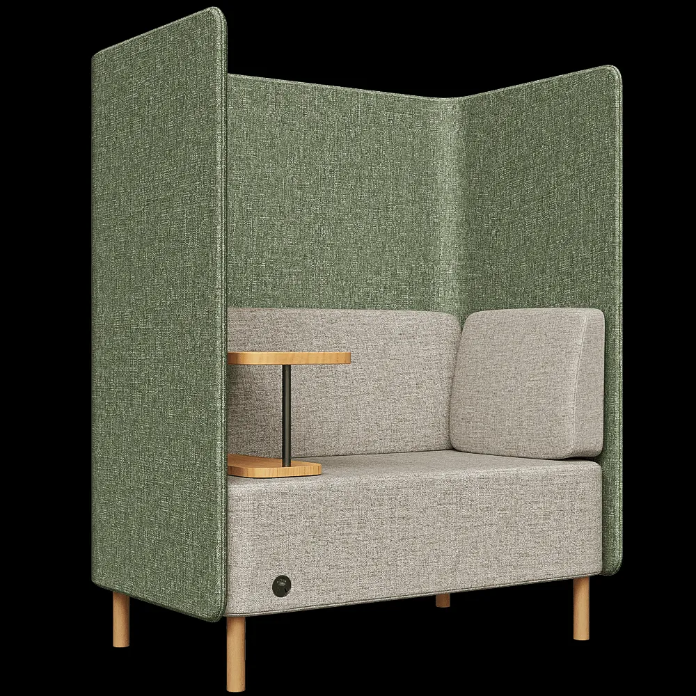 Martex – Armchair with desk Nucleo Business 3ds Max