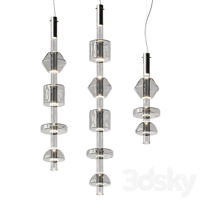 Martinelli Luce Infinita Pendant Lamp 3DS Max Model