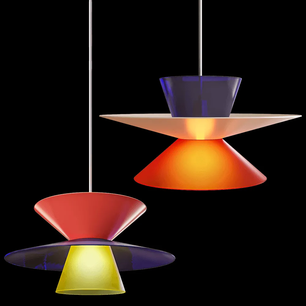 Martinelli Luce – Pendant lamp Lady Galala 3ds Max