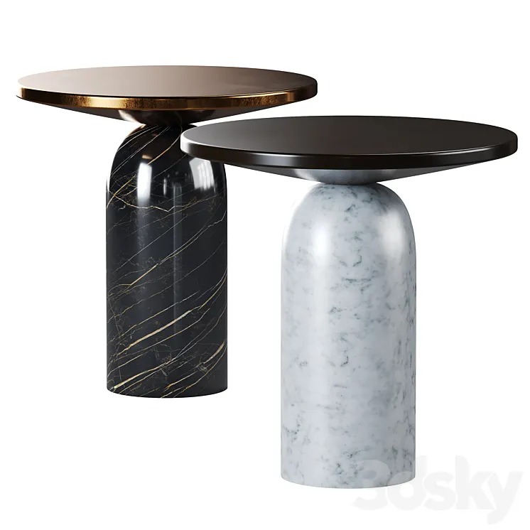 Martini Side Tables By CB2 3DS Max
