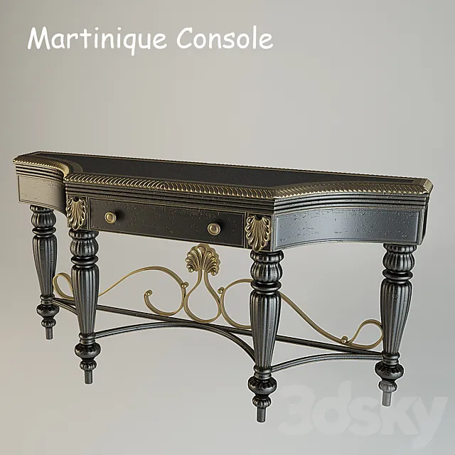 Martinique Console MTQ06 3ds Max