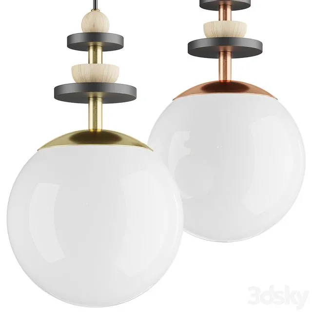 Maru Pendant Lamp 3dsMax Model