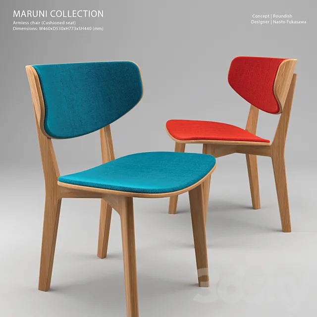Maruni Armless Chair 3DSMax File