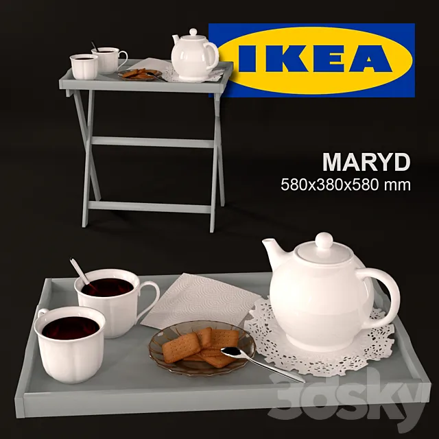 MARYUD _ MARYD Serving tables 3DSMax File
