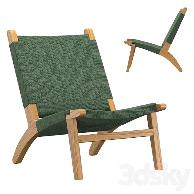 Masaya Lounge Chair 3ds Max
