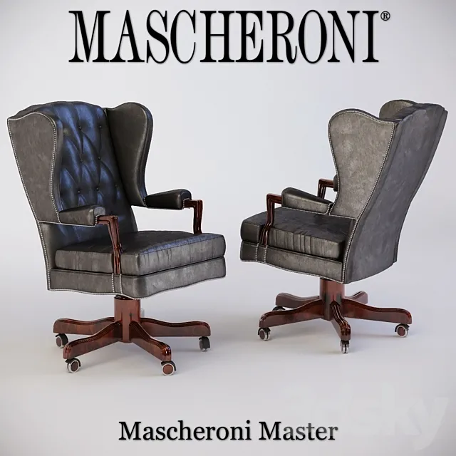 Mascheroni Master Armchair 3ds Max