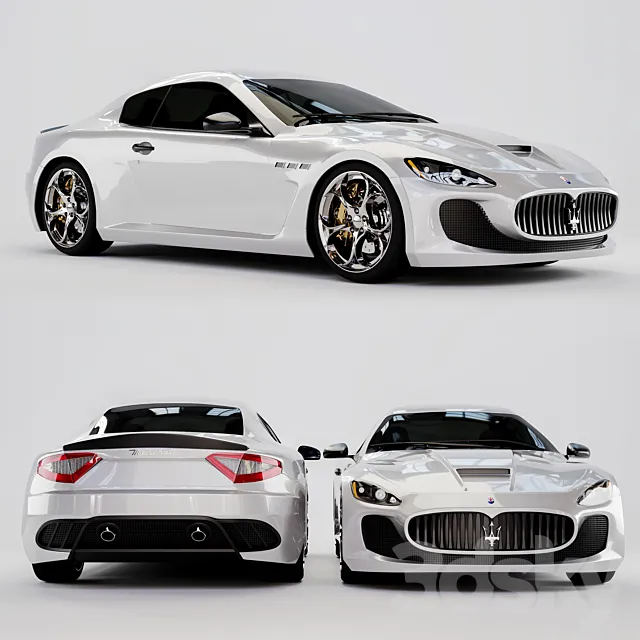 Maserati granturismo 3DS Max Model