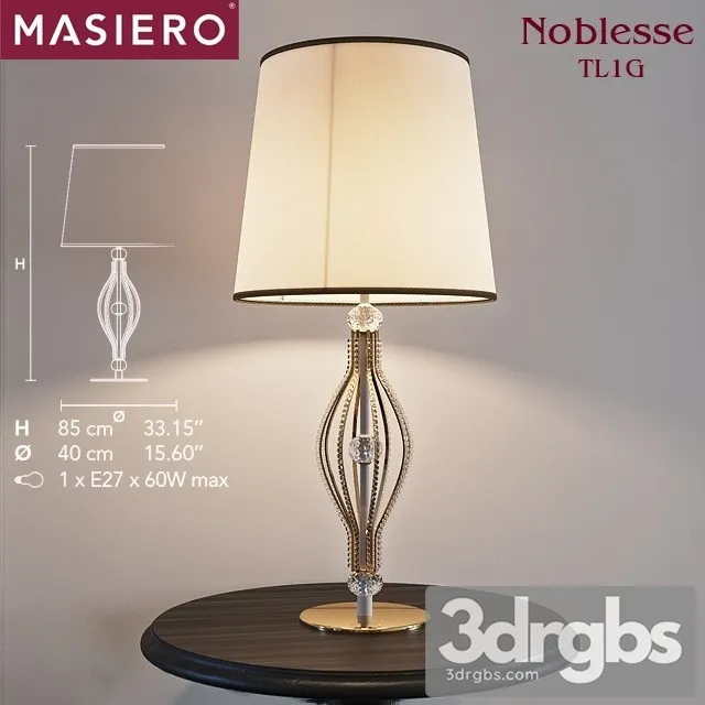 Masiero Noblesse TL1G Lamp 3dsmax Download