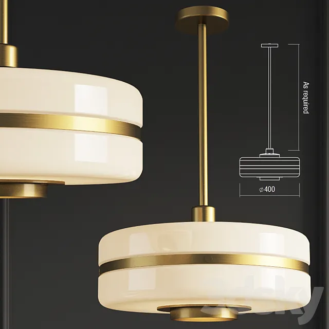 Masina Pendant Lamp Bertfrank 3ds Max