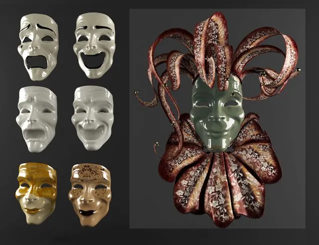 Mask 3dsMax Model