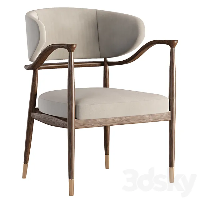 Mason dining chair 3DS Max Model