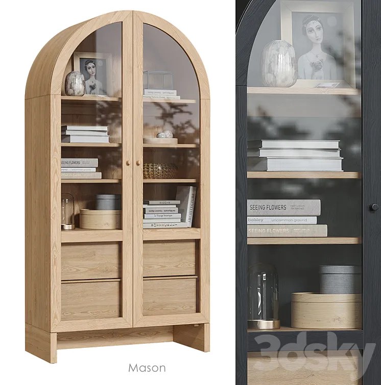Mason Storage Cabinet Urban Outfitters 3DS Max