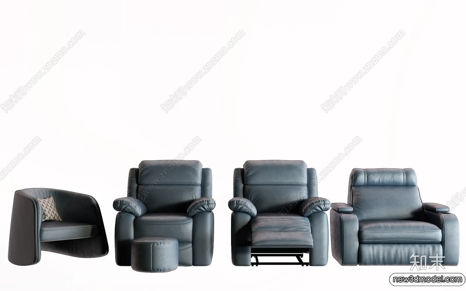 Massage Chairs – 3D Furniture Models for Interior – 019