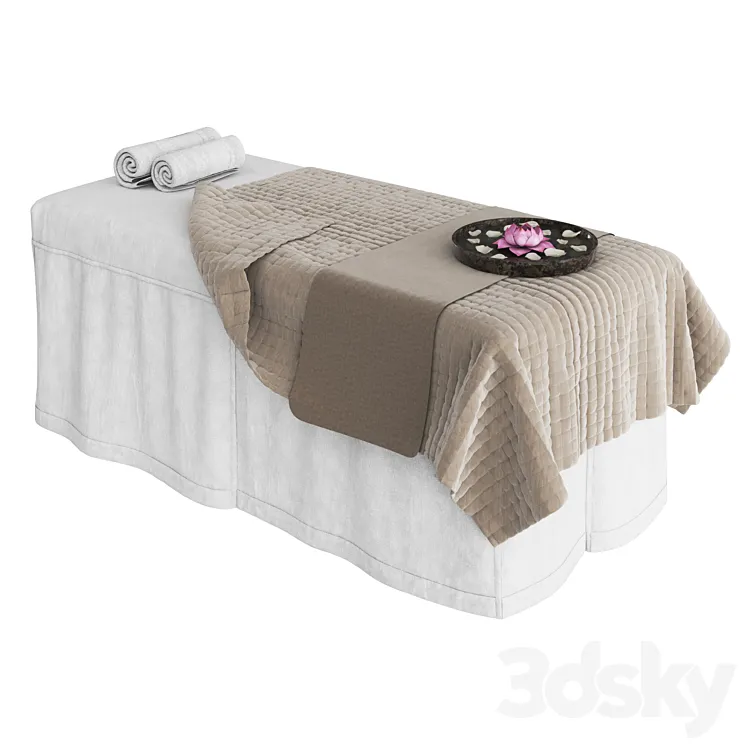 Massage table 3DS Max Model
