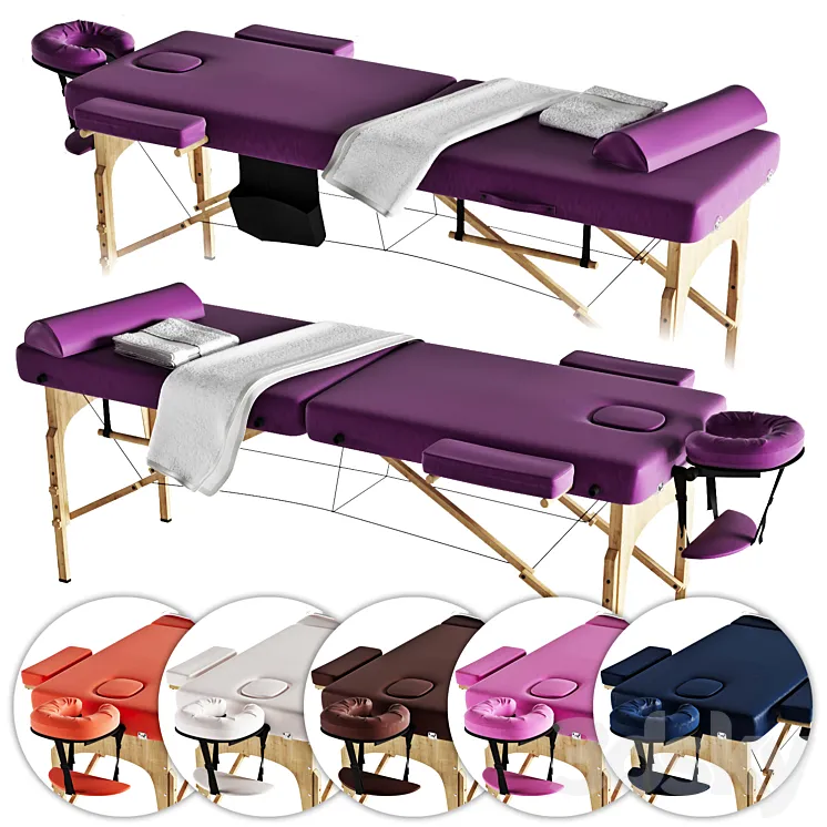 Massage table Sierra 3DS Max