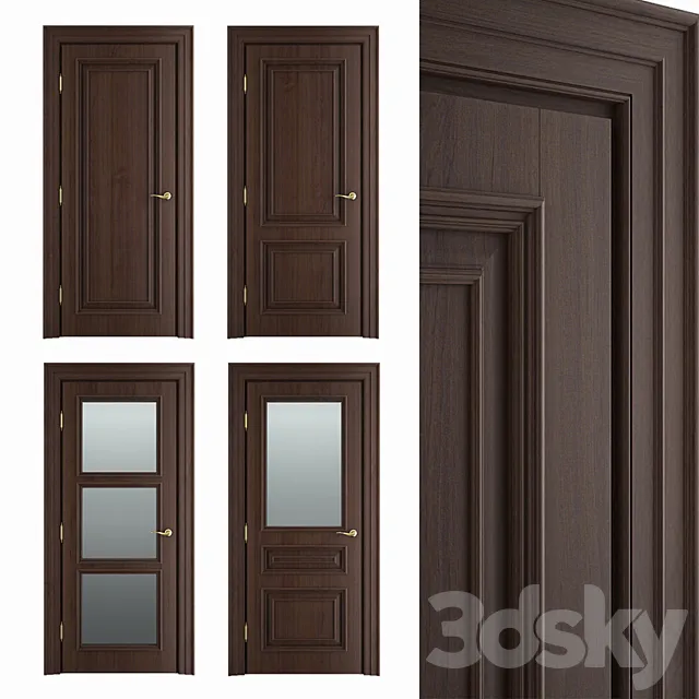 Massivstyle Interier CHOCOLATE Door 01 3DS Max Model