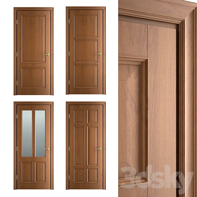 Massivstyle Interier Classic Door 02 3ds Max