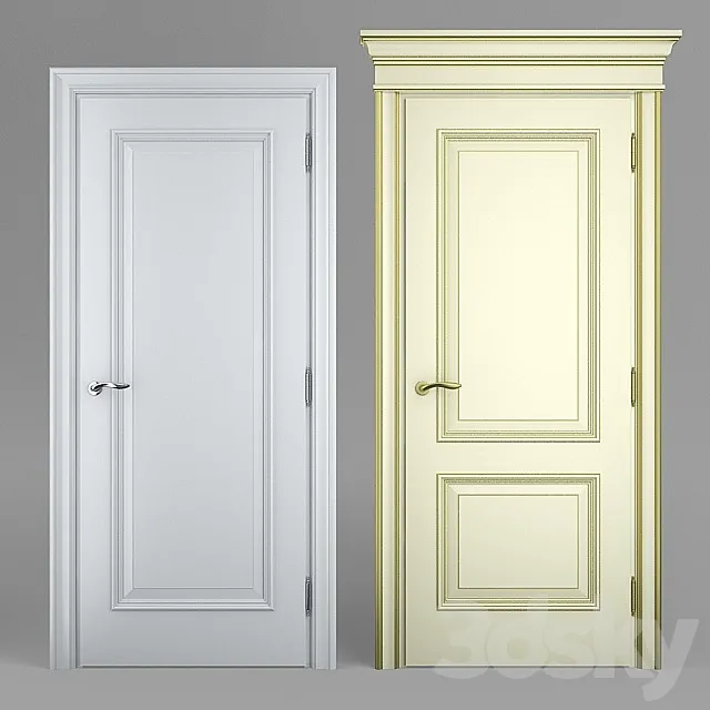 Massivstyle Interier Door Model 04 3ds Max