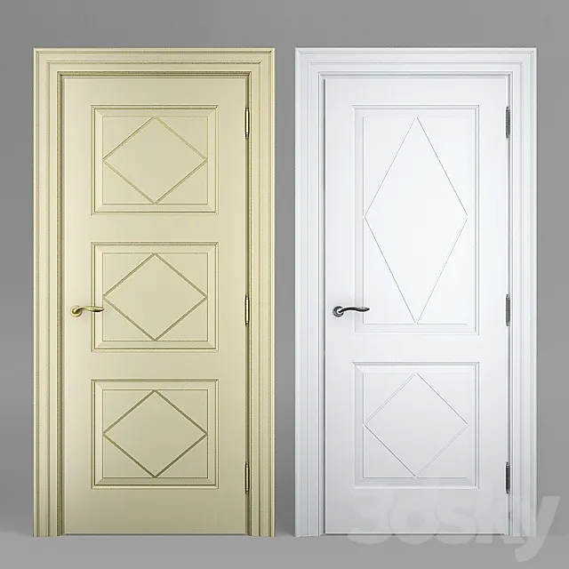 Massivstyle Interier Door Model 09 3DS Max Model