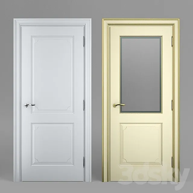 Massivstyle Interier Door Model 13 3DS Max Model