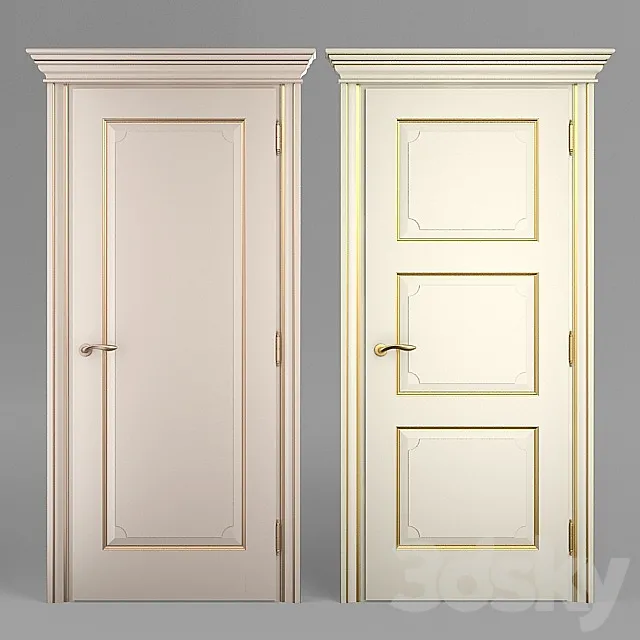 Massivstyle Interier Door Model 14 3DS Max Model