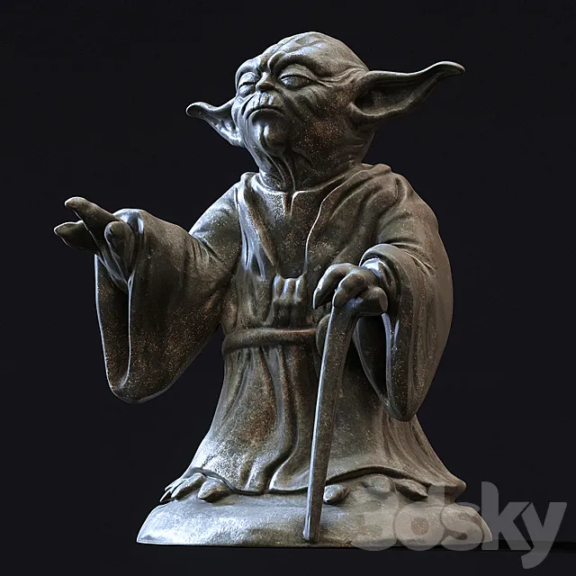 Master Yoda 3ds Max